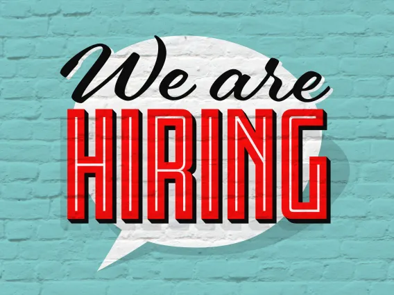 We're hiring poster