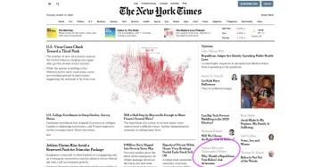 NYT Front Page